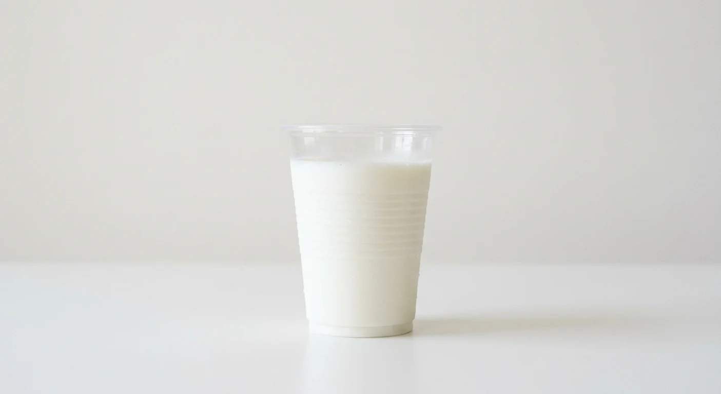 Starbucks US Horizon Organic Lowfat Milk, lowfat milk poured into a clear cup, nutrition and calories
