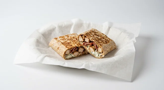 Starbucks US Chicken Bacon Protein Pocket, toasted wholewheat lavash pocket with chicken, bacon and herb cheese, nutrition and calories