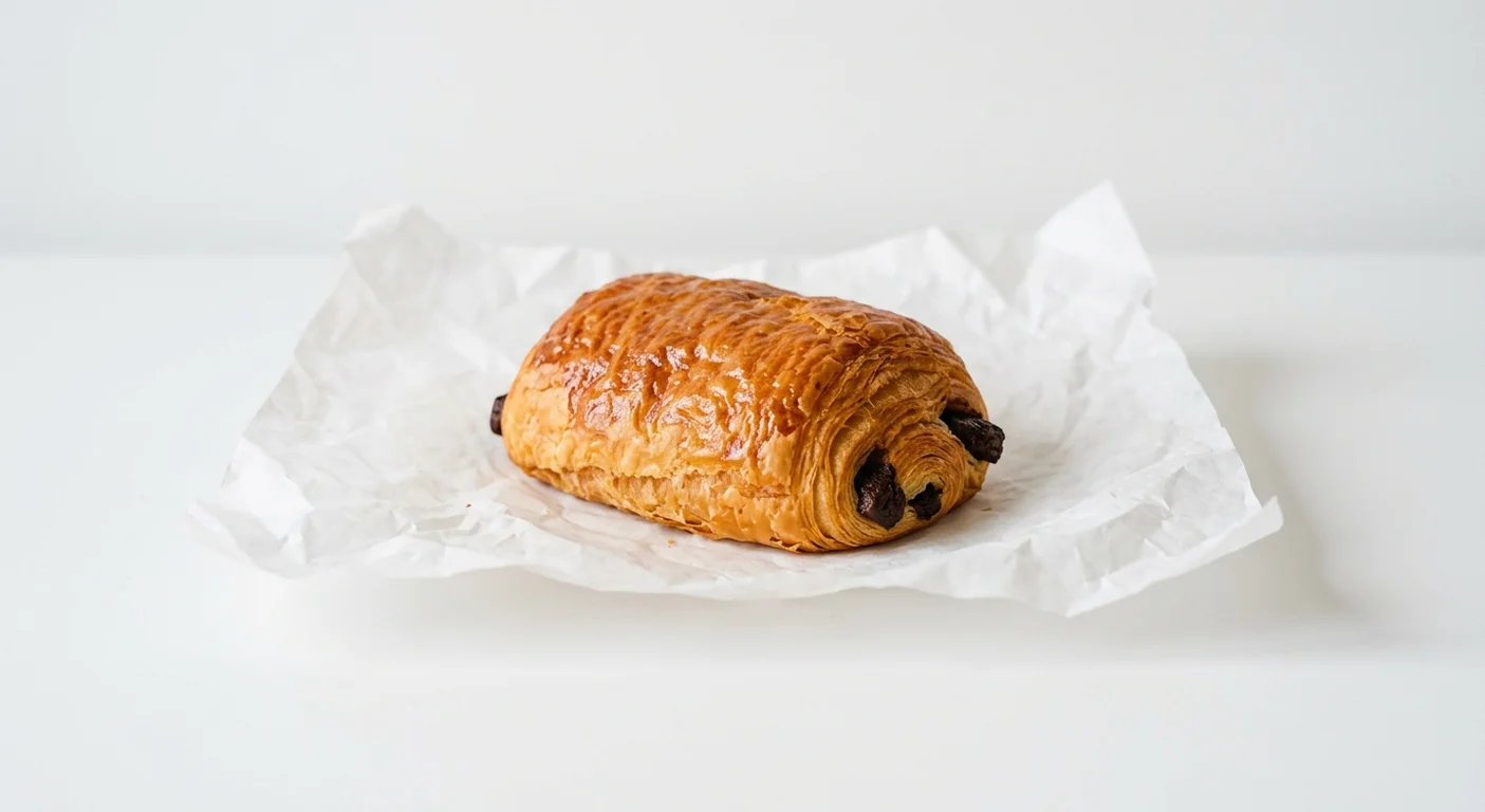 Starbucks US Chocolate Croissant, rectangular chocolate croissant with dark chocolate at both ends, nutrition and calories