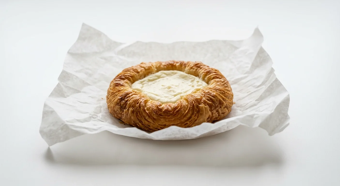 Starbucks US Cheese Danish, round flaky pastry with a creamy cheese centre, nutrition and calories
