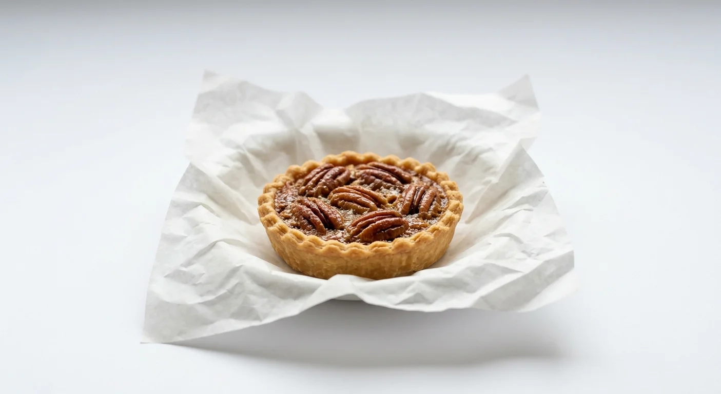 Starbucks US Pecan Mini Pie, mini pecan pie with glossy pecan halves, nutrition and calories