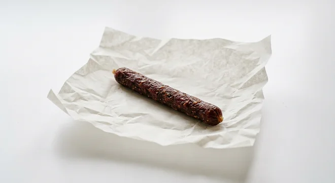Starbucks US Chomps Original Beef Stick, single unwrapped beef stick, nutrition and calories