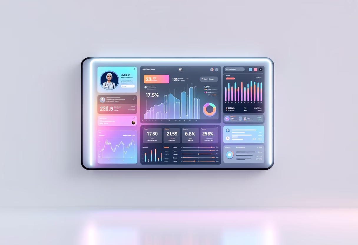 [interface] image of an ai software interface filling the entire background