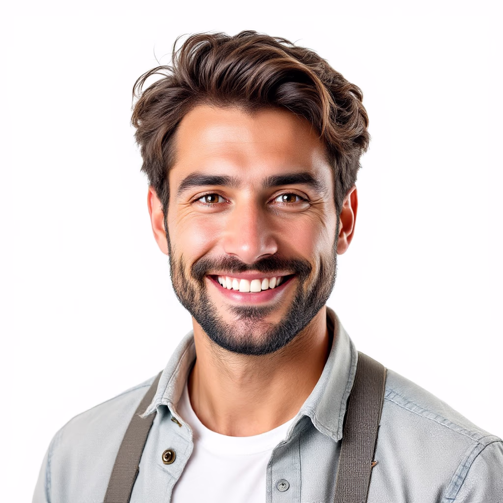 [headshot] image of customer (for a landscaping service)