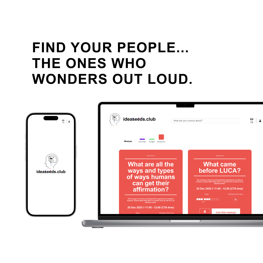 ideaseeds.club – digital plattform för nyfikna människor och meningsfulla möten