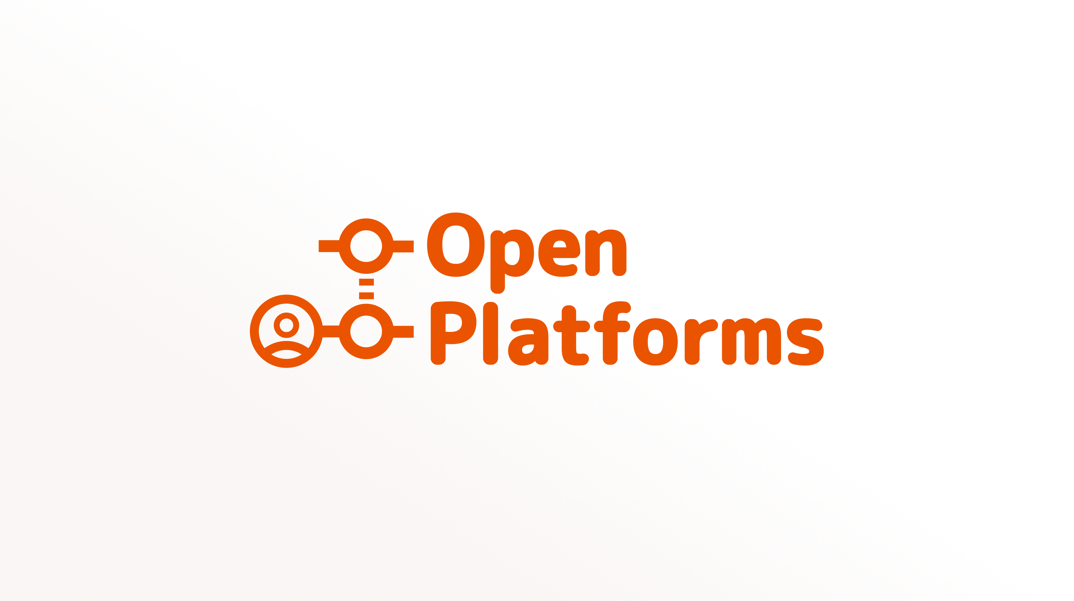 Diagram över Open Platforms digitala infrastruktur för arbetsmarknaden