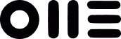 Five black outlined icons of people arranged side by side
