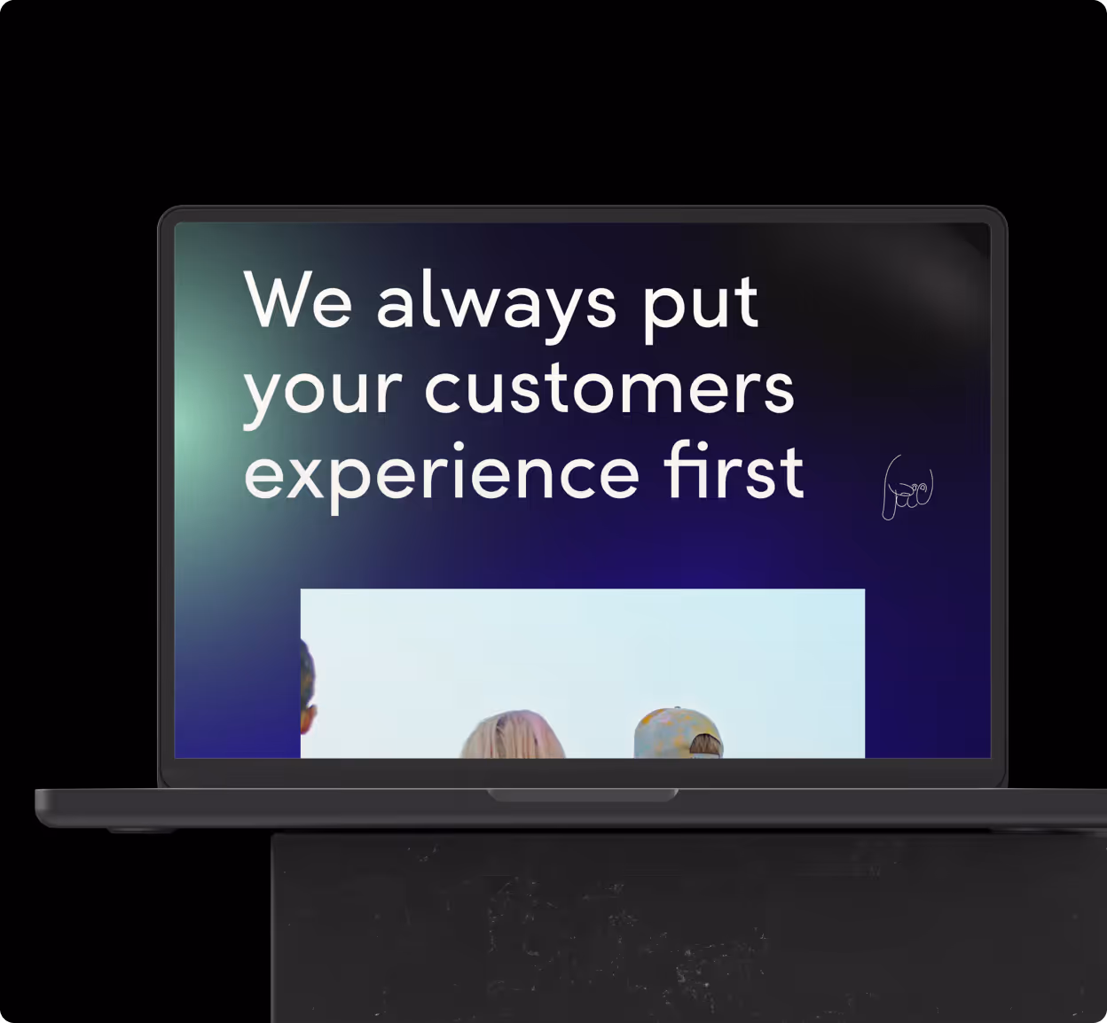 Dot Site Case Study - home page on desktop