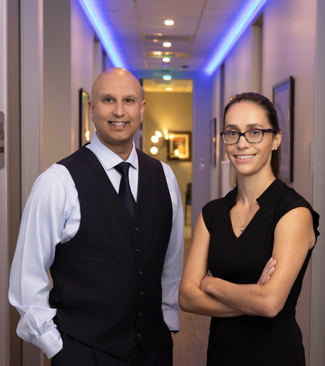 Dr. Vineet Choudhry and Dr. Cristina Muresanu of NorthStar Surgery Specialists