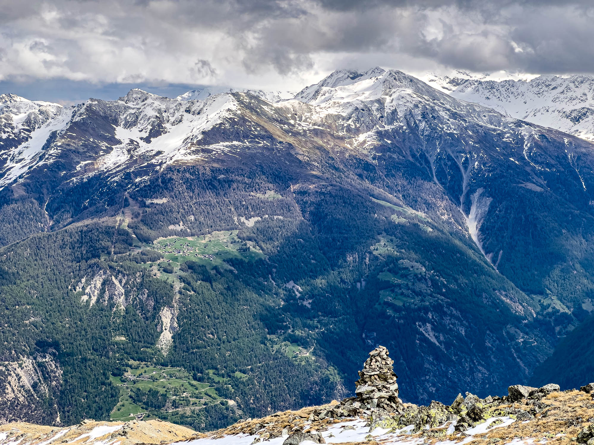 Keine Sicht aufs Bietschhorn.