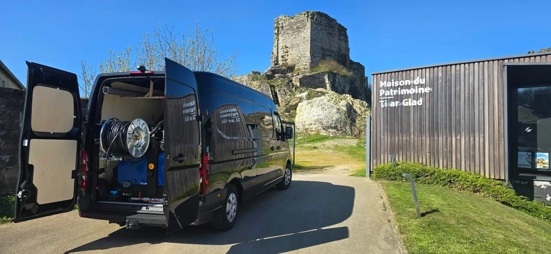 camion hdeo29 avec équipement débouchage canalisation