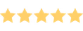 Five stars with three stars filled in yellow and two stars outlined in gray.