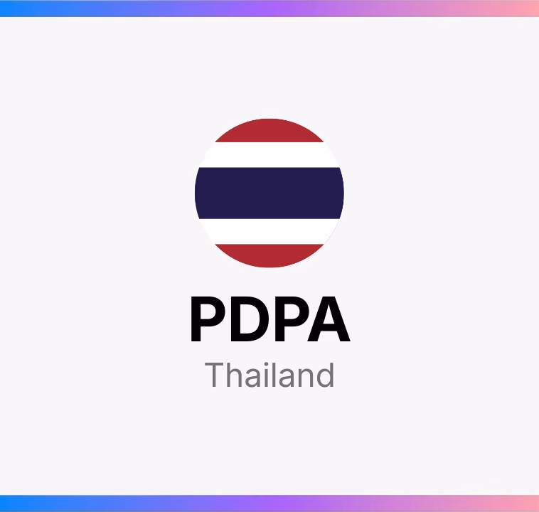 PDPA + Thailand flag.