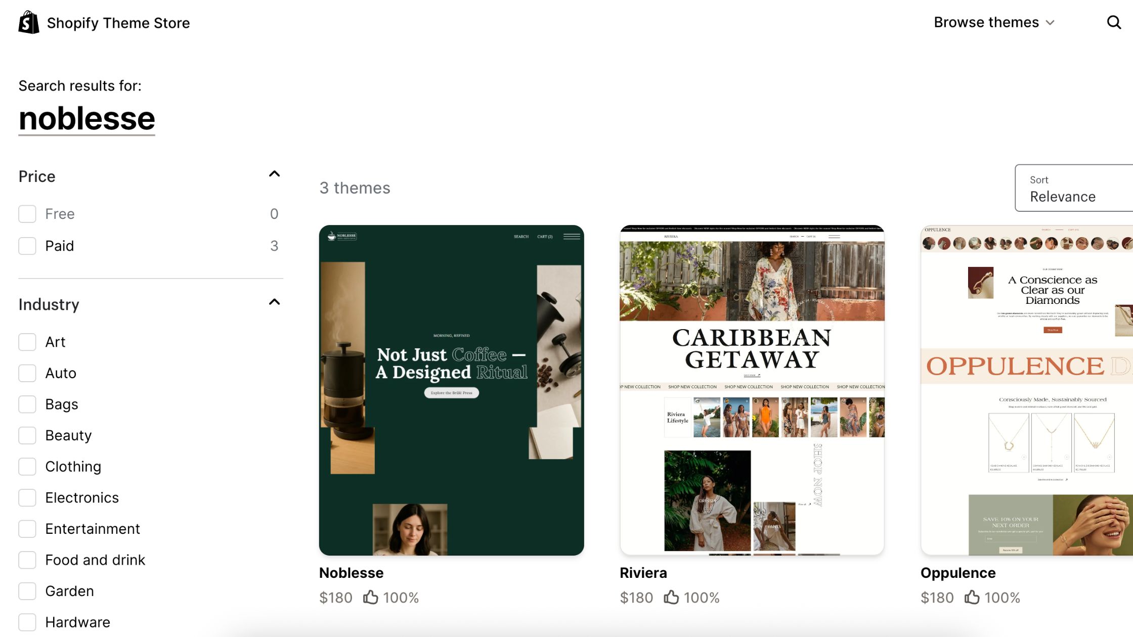 Noblesse themes and presets.