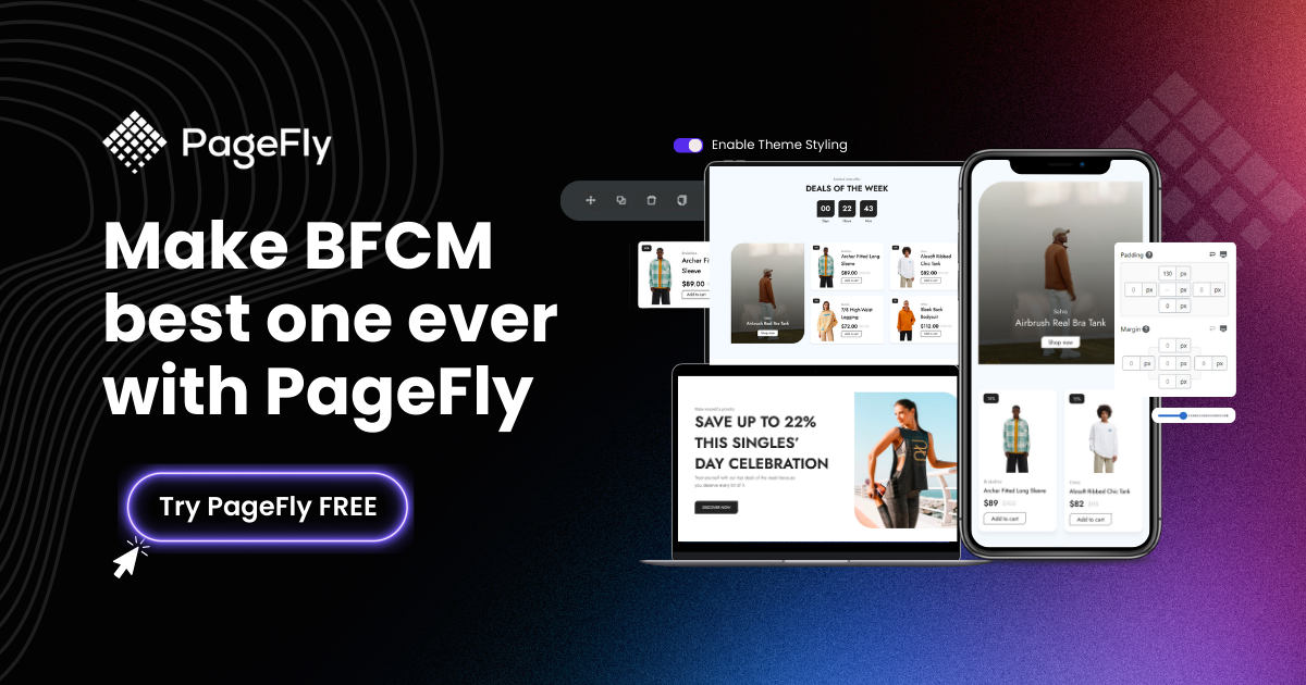 BFCM PageFly special deal