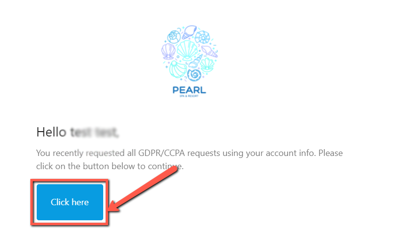 Email for the GDPR requests