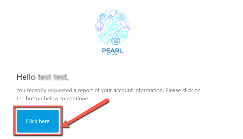 Email for the requested report