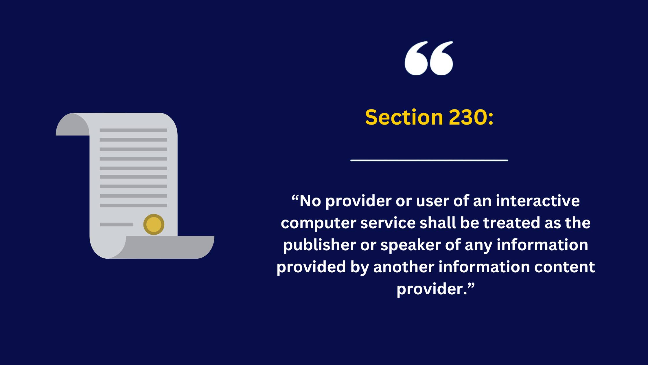 Text of section 230.