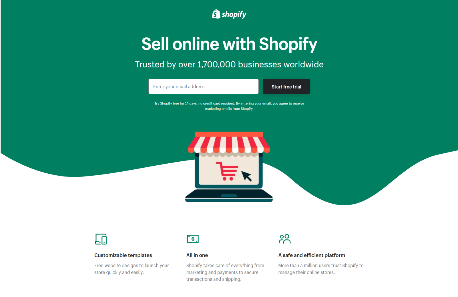 Shopify platform