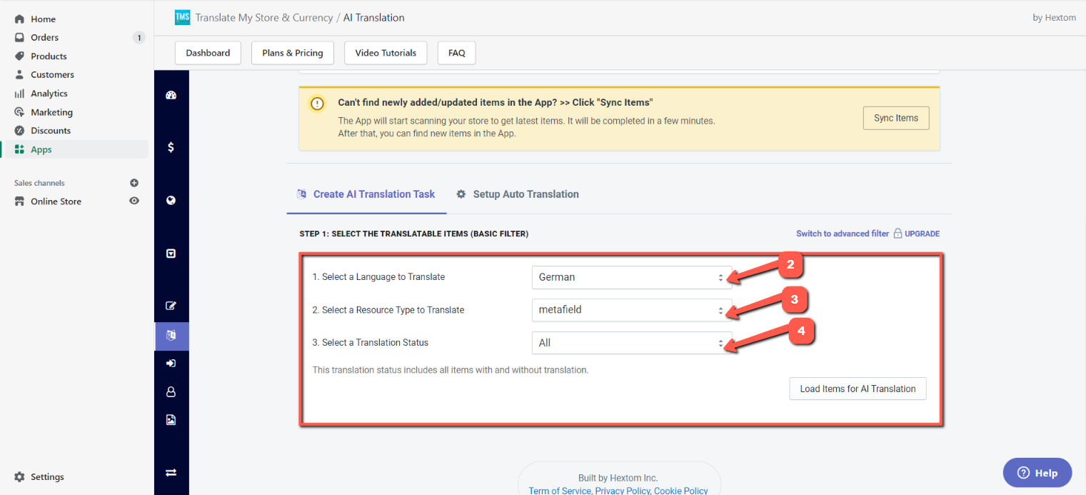 Steps for manual translation of the Consentmo app