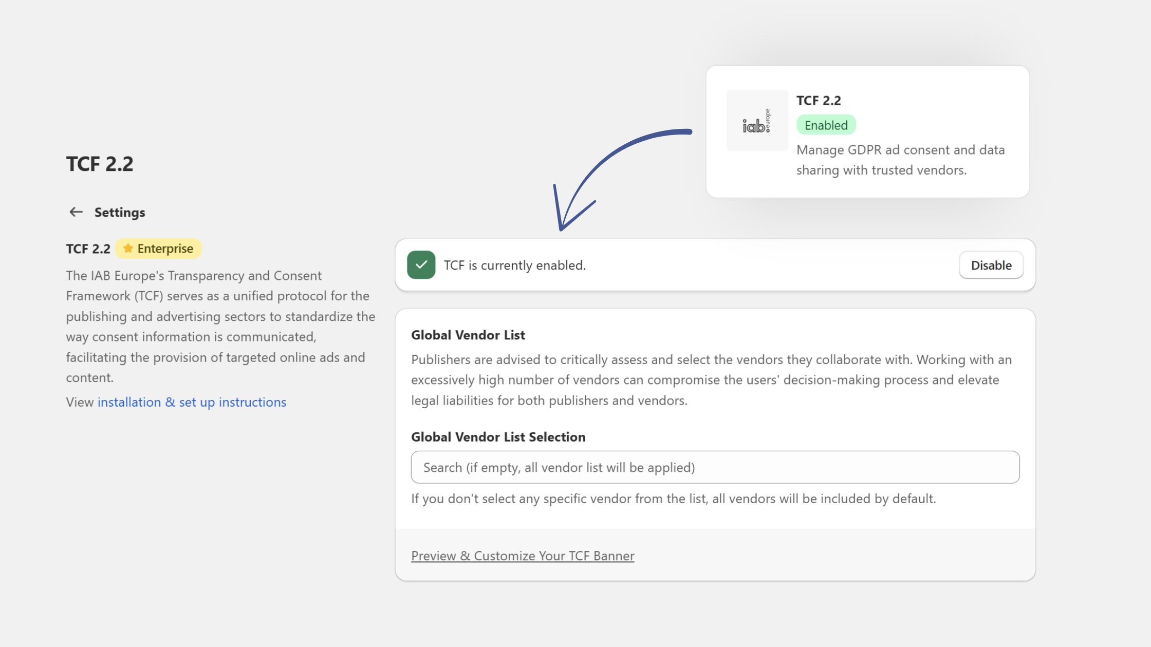 A Simpler Path to TCF 2.2 Compliance
