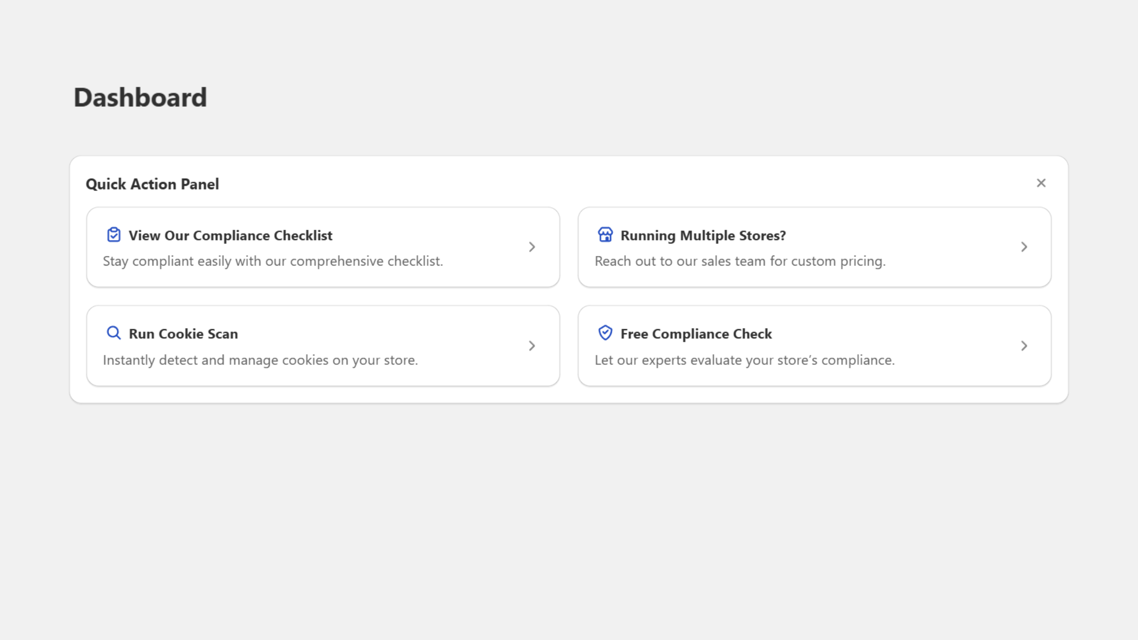 ⚙️ Visit your Dashboard to explore.