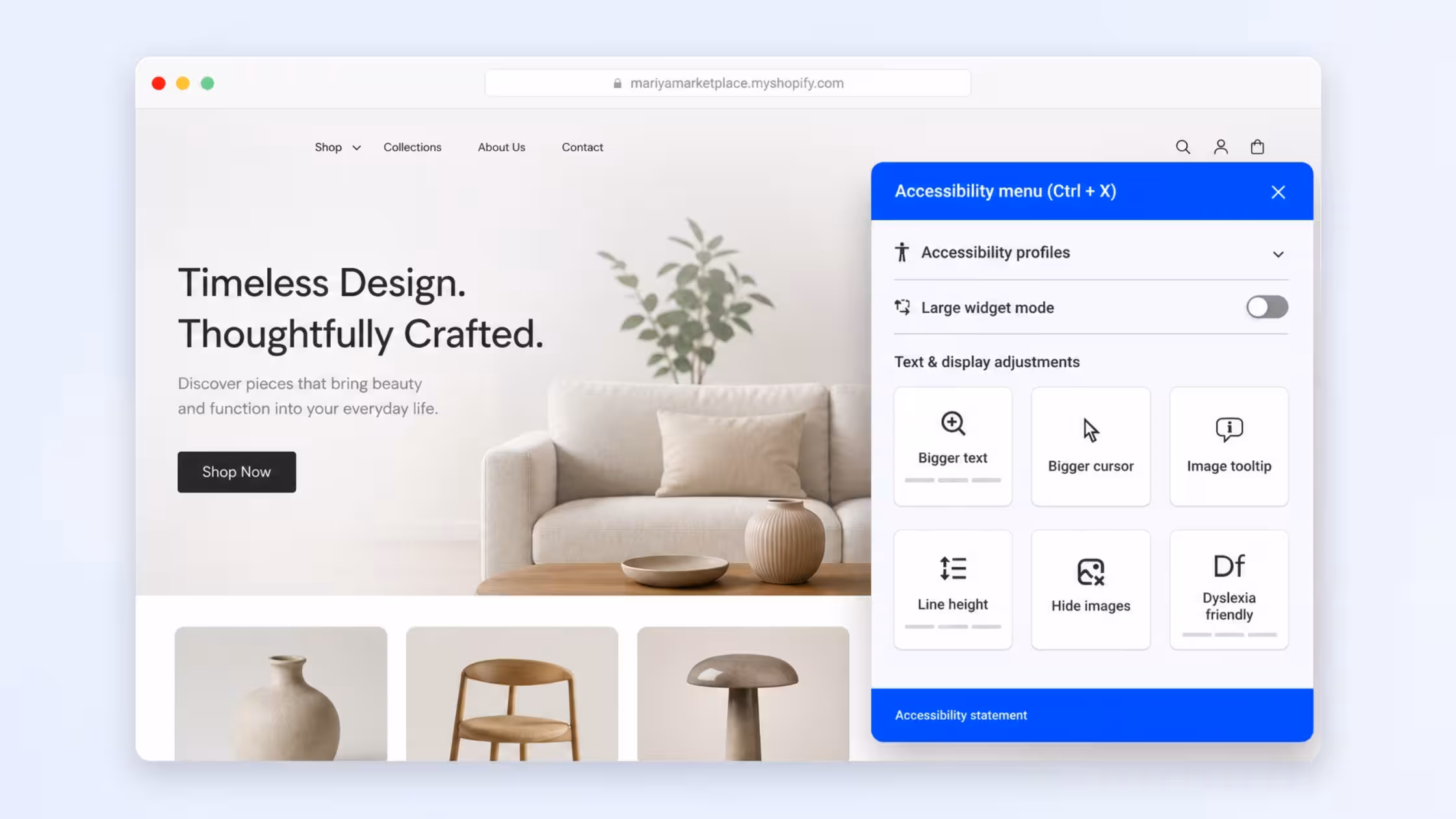 A card focused on "Accessibility," noting that the cookie banner should be inclusive and accessible to all users, including those with disabilities, to meet legal and ethical standards.