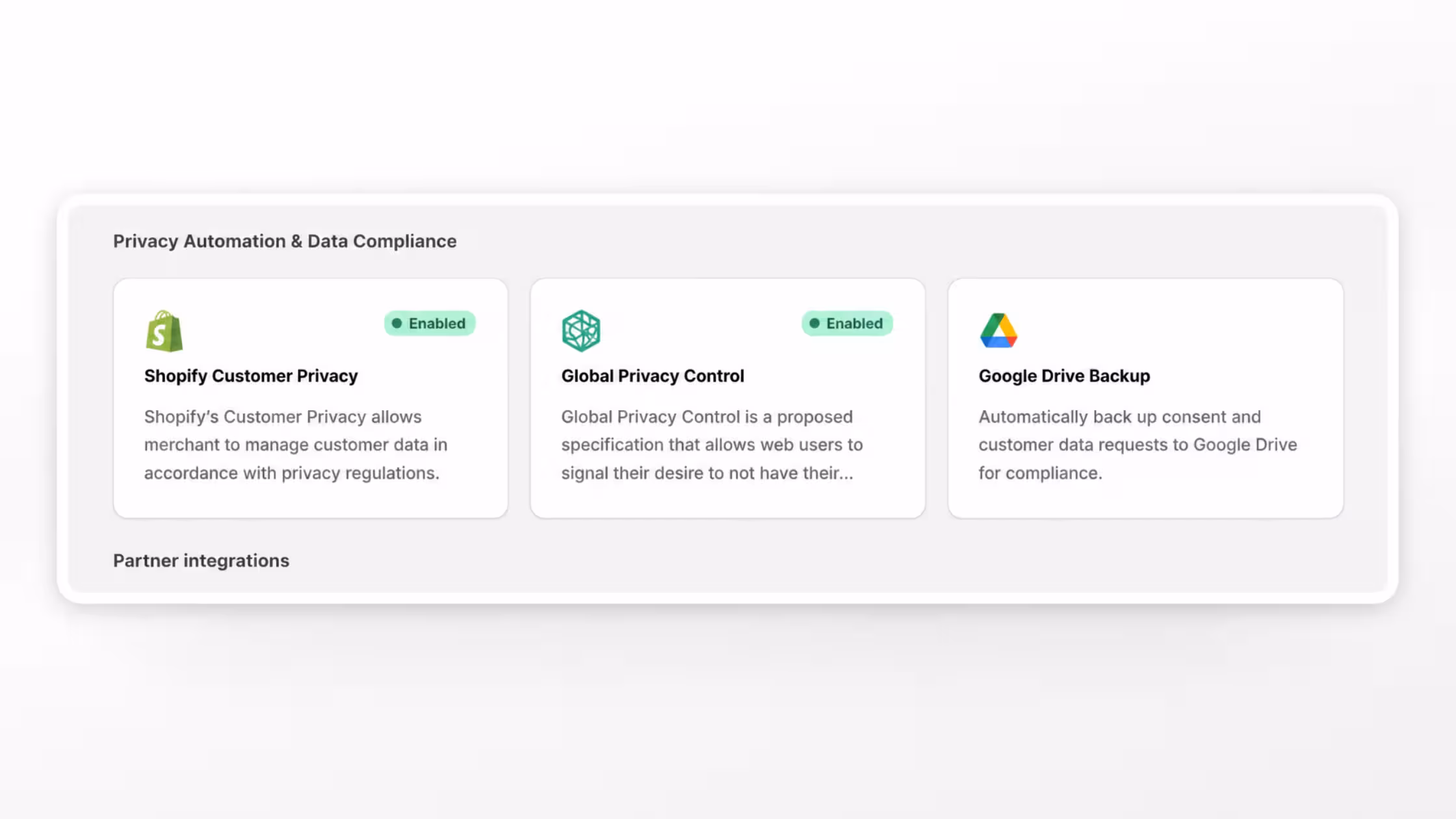 A clean graphic showing the GPC logo connecting to a website, illustrating how the system automatically detects and honors browser-level "Do Not Sell" signals for seamless privacy compliance.