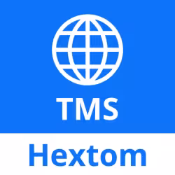 Hextom logo.