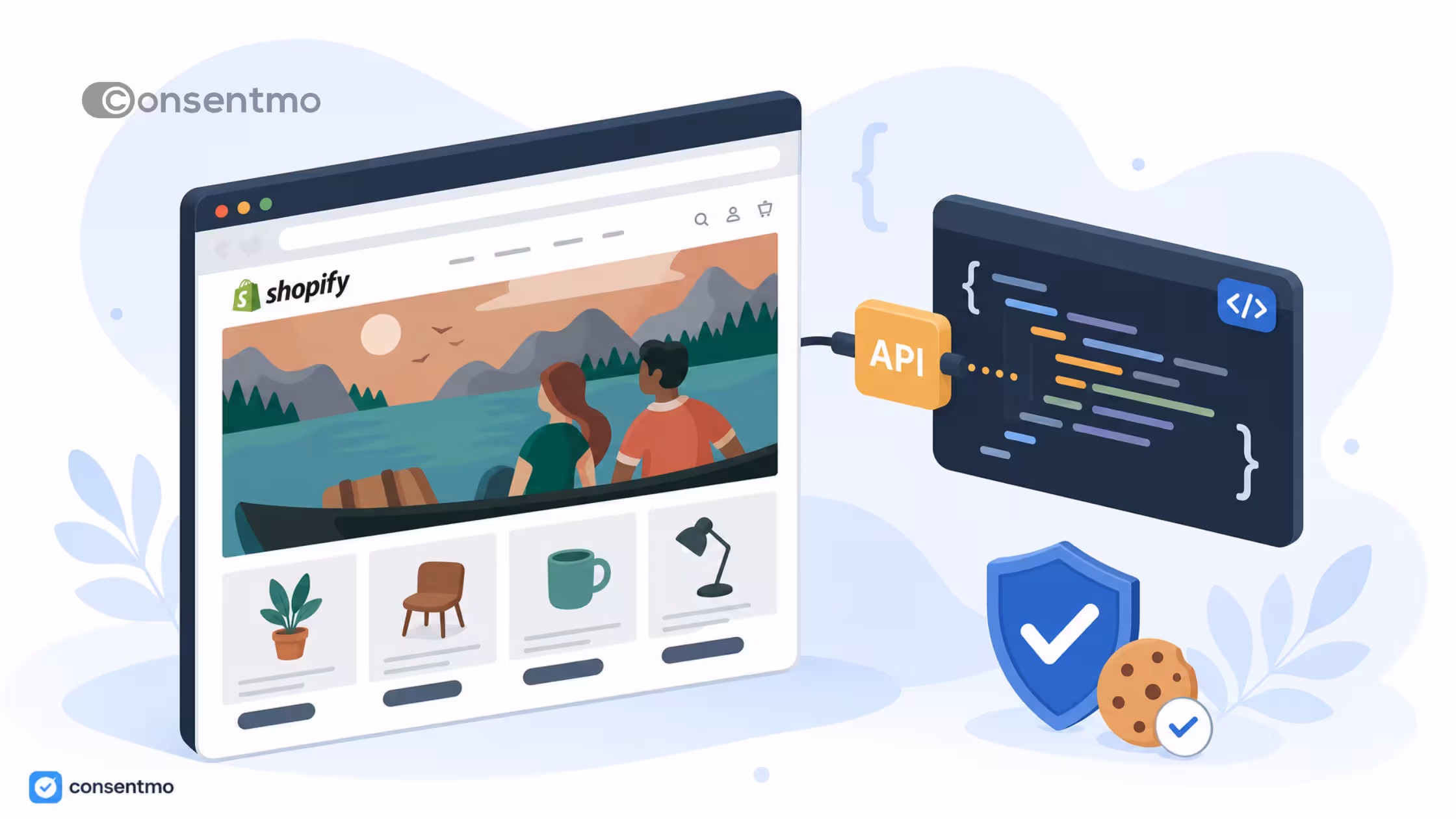 Consentmo Storefront JavaScript API for Shopify.