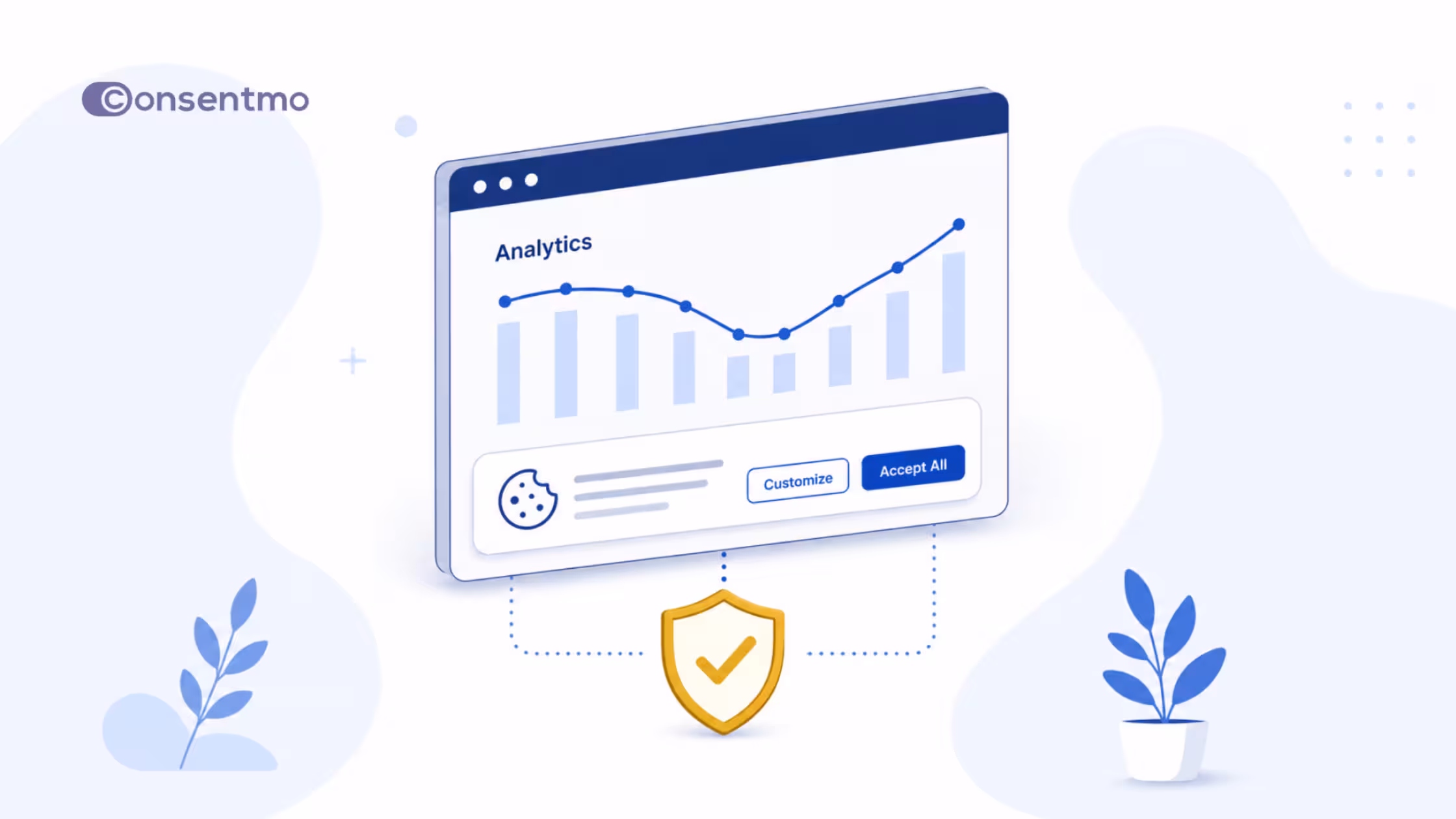 Consentmo cookie consent analytics and compliance dashboard