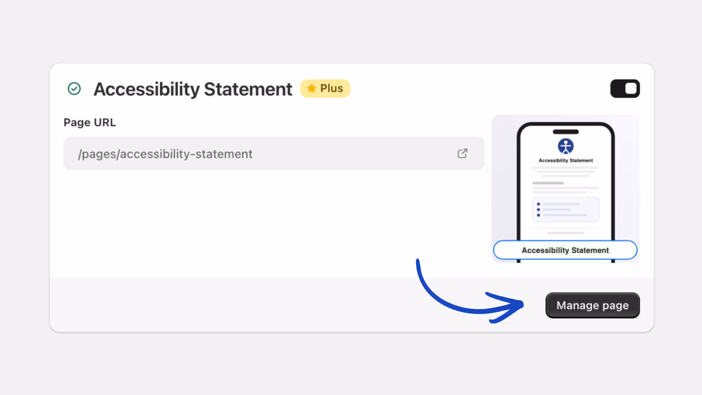 Accessibility Statement management by Consentmo