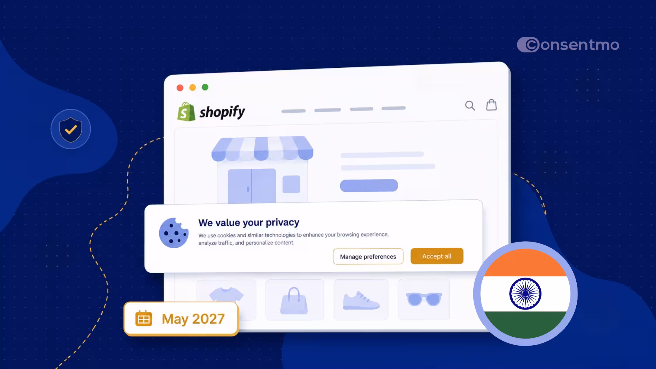 Prepare your Shopify store for India’s DPDP requirements with Consentmo
