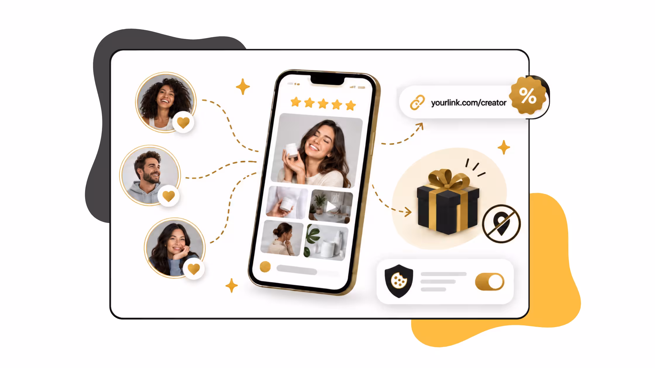 Creator Marketing & Consent for BFCM: Connect creator campaigns, affiliate offers, gifting, and privacy-conscious tracking to turn influencer traffic into measurable Shopify sales.