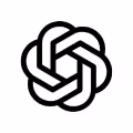 OpenAI logo.