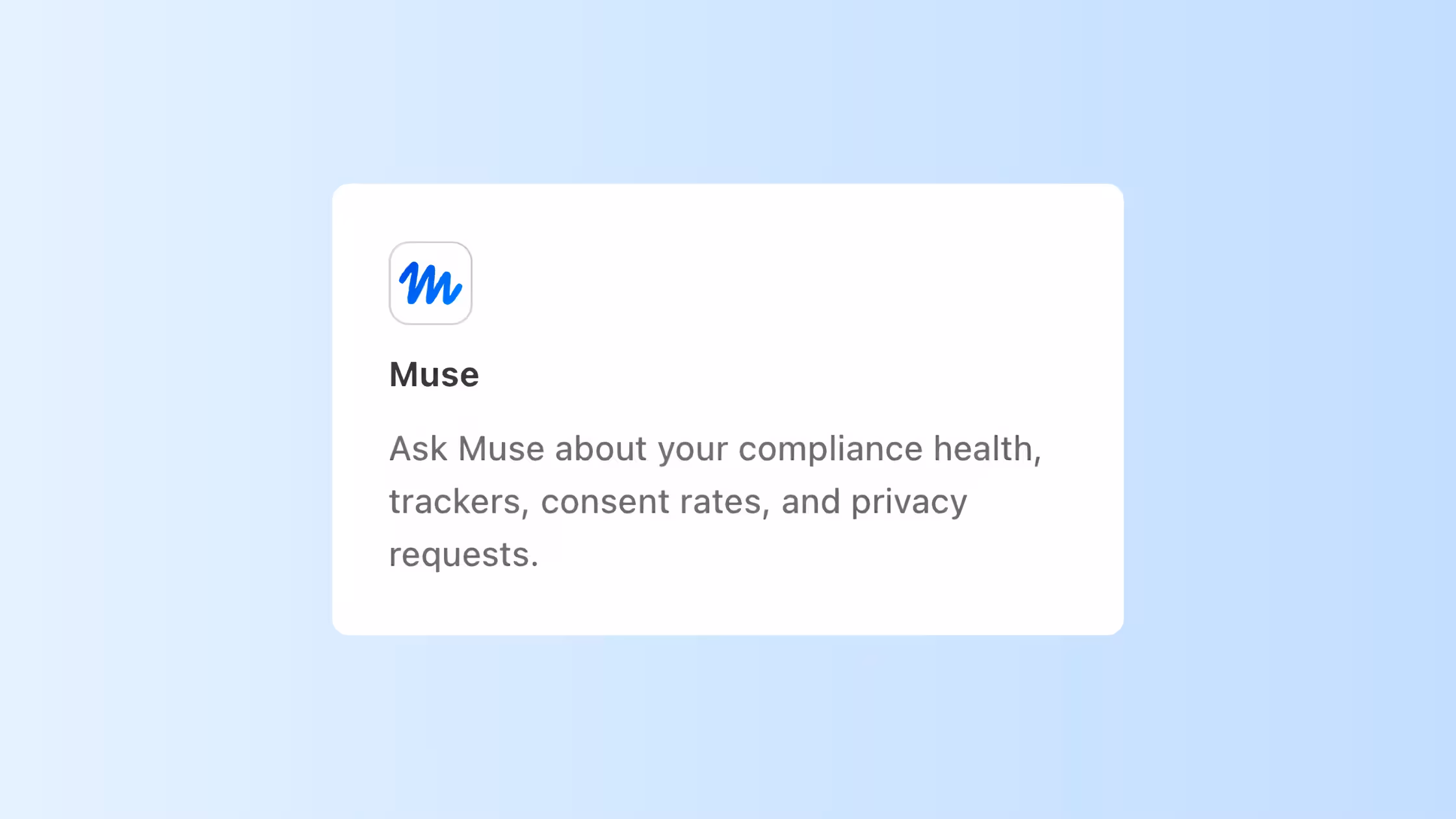 Consentmo Muse Integration.