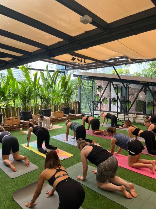 Yoga at The Gontrast Garden