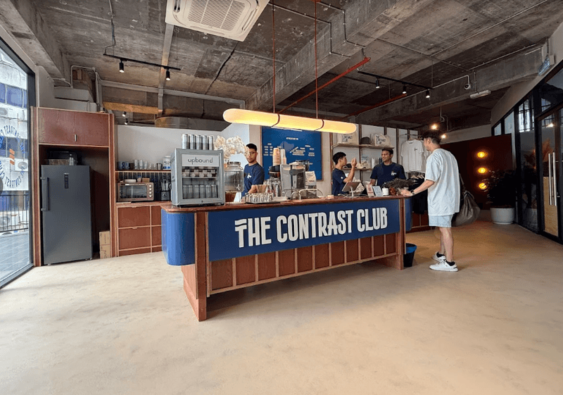 Contrast Club indoor sauna and magnesium pool setup