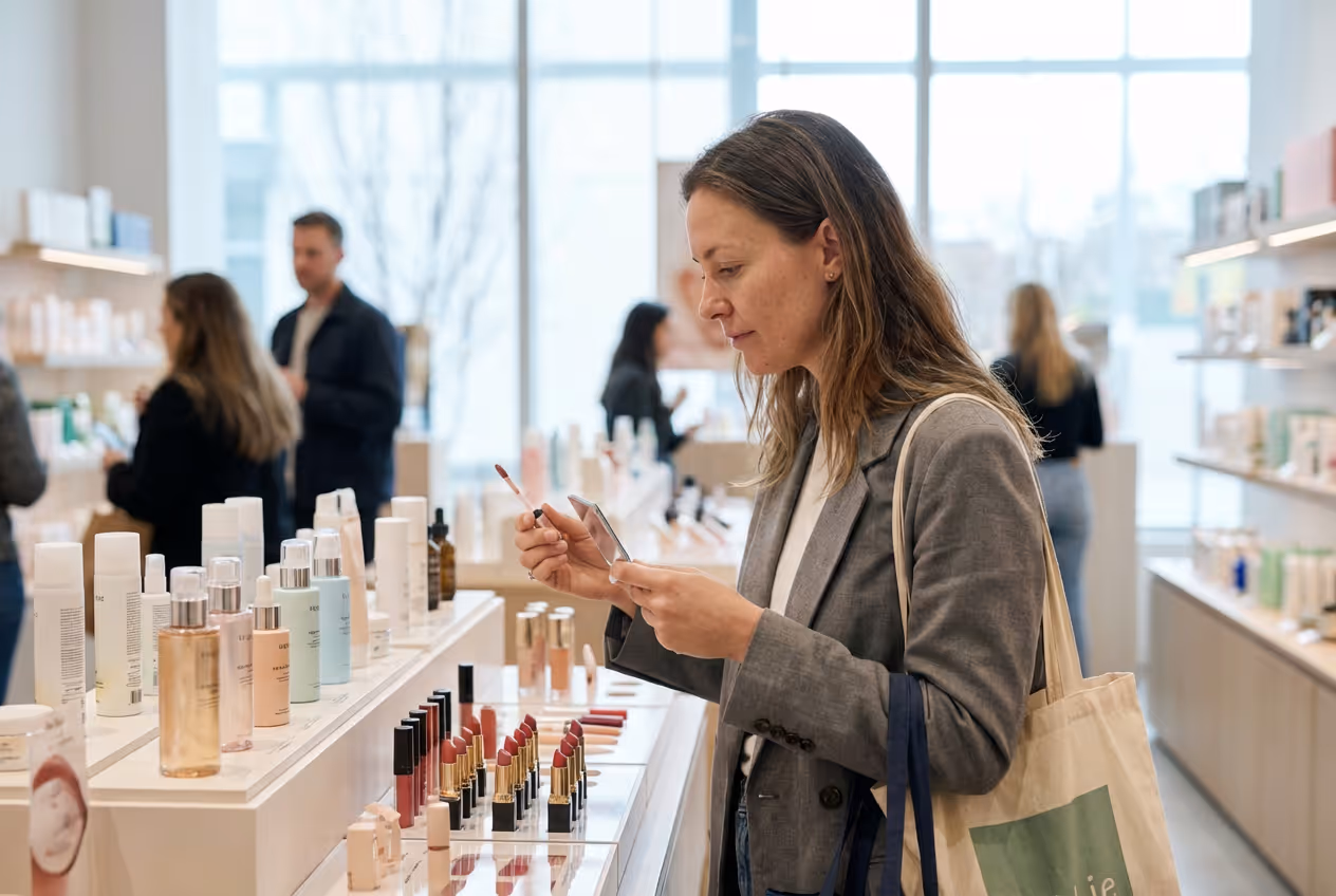 An industrial environment where a worker is analyzing a machine
