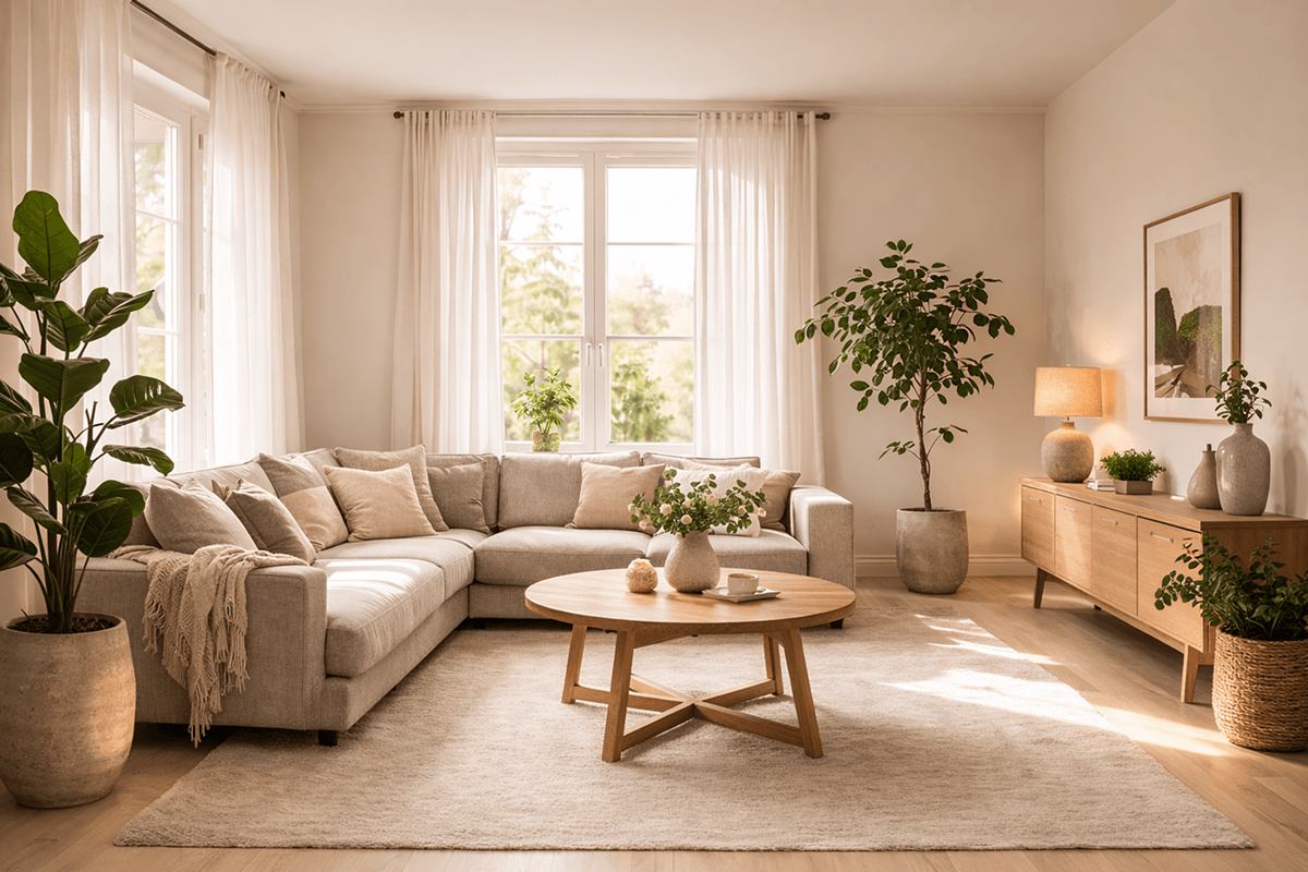 interior of a chic urban loft