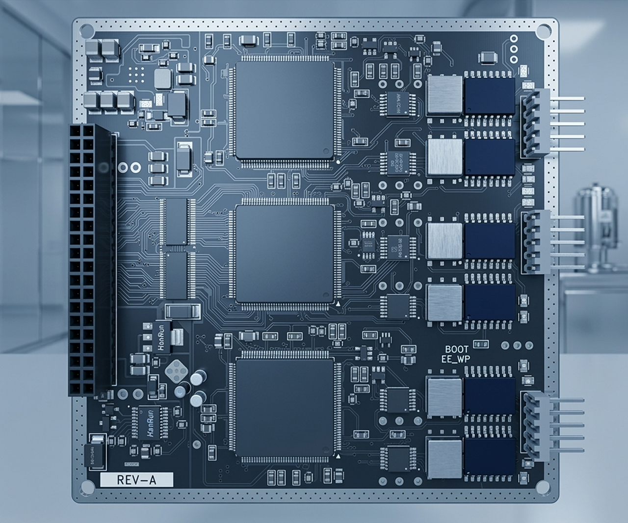 Data acquisition board for an engine controller