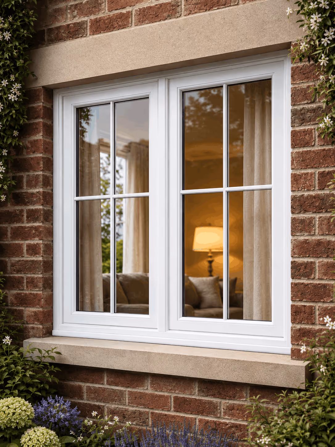 White casement window colour option