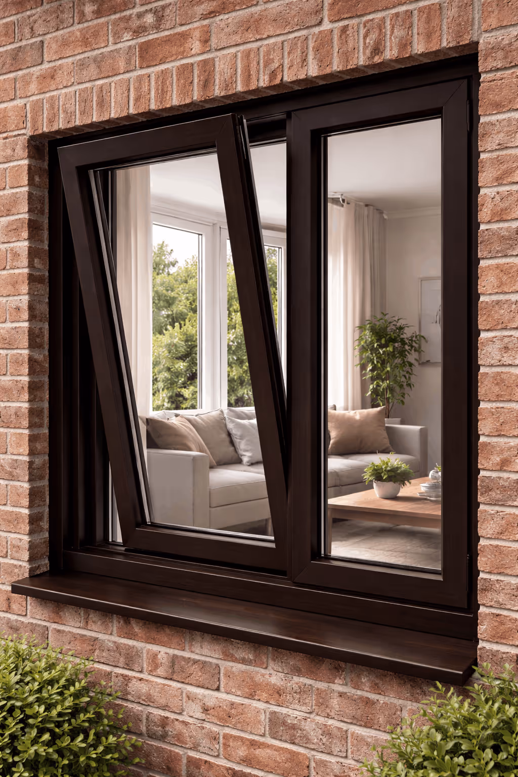 Black Brown window colour option