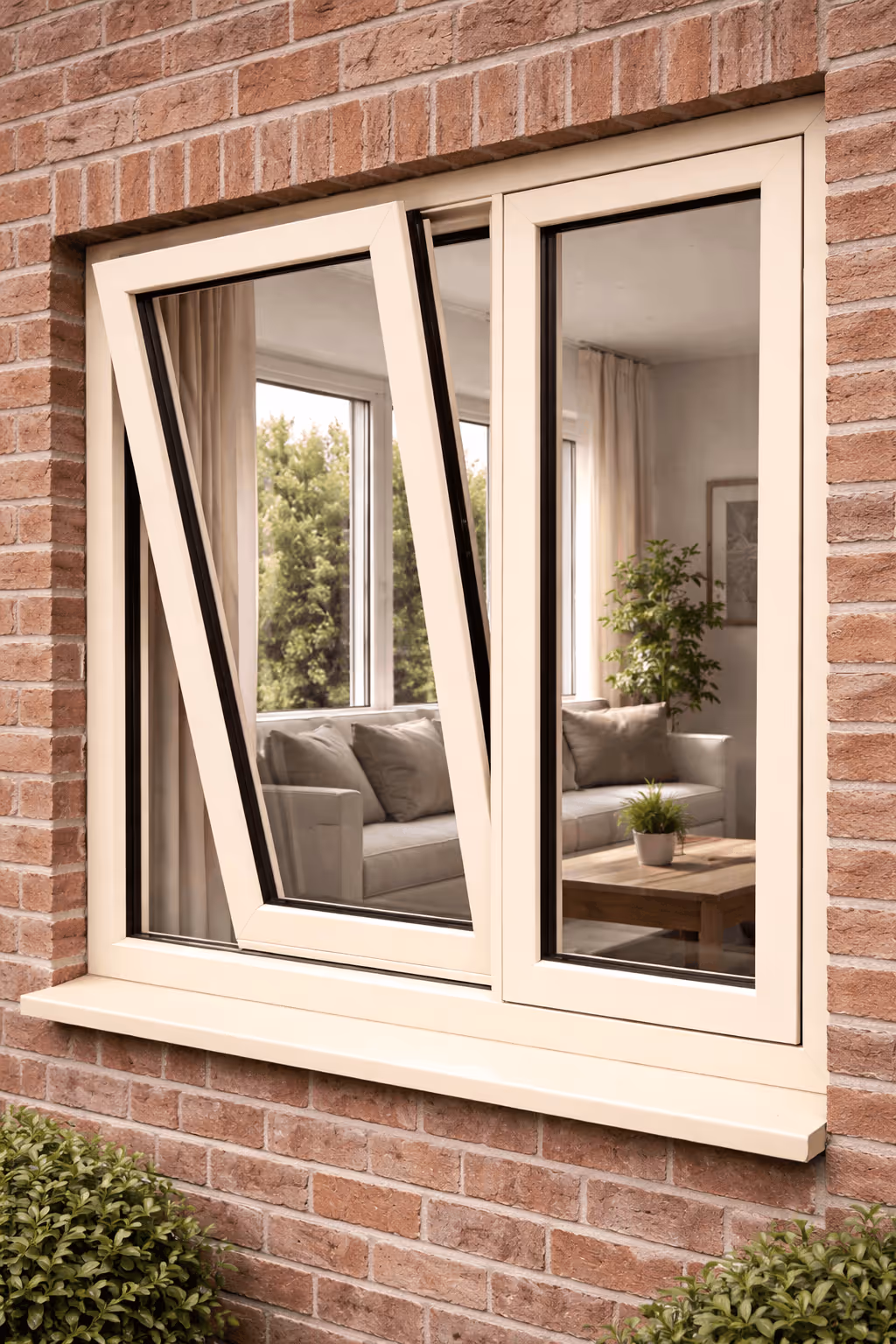 Cream window colour option