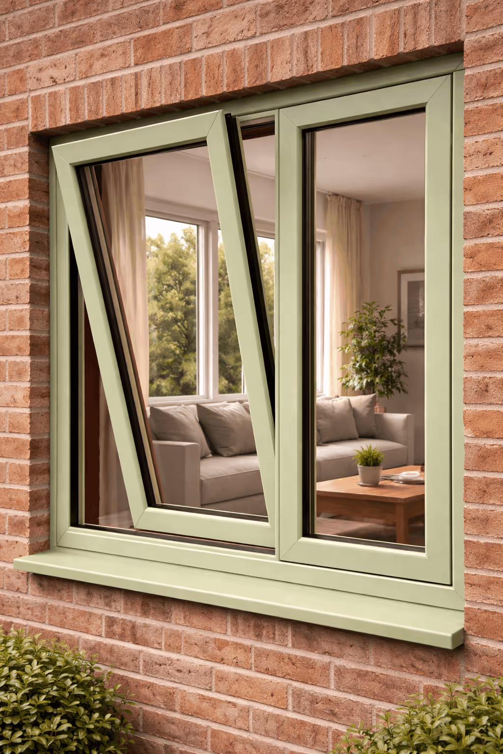 Chartwell Green window colour option