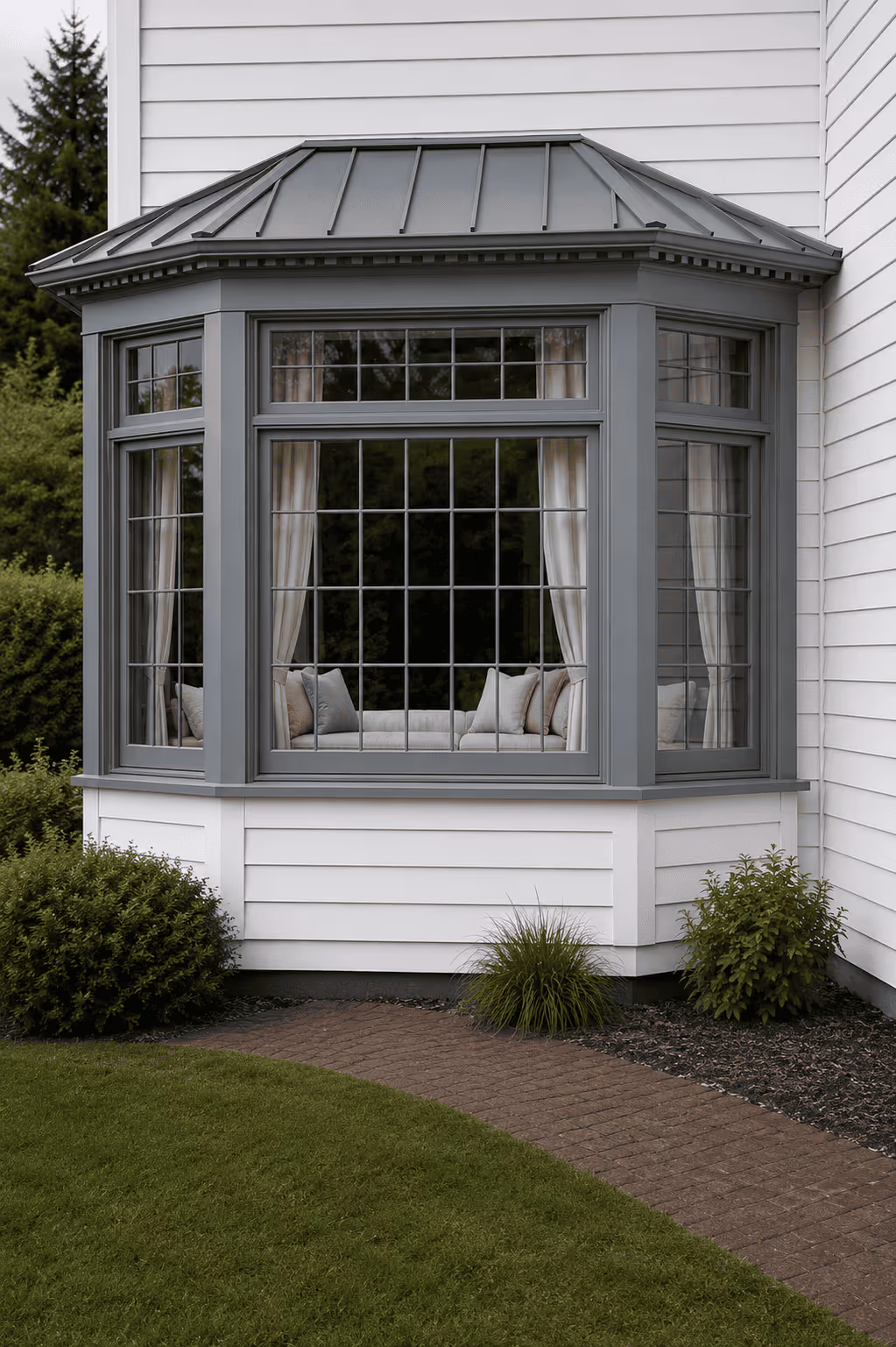 Slate Grey bay window colour option