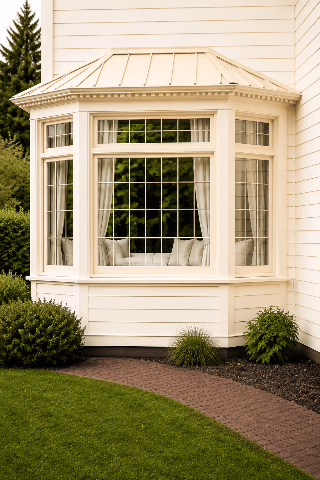 Cream bay window colour option