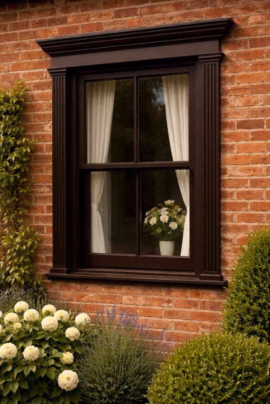 Black Brown window colour option
