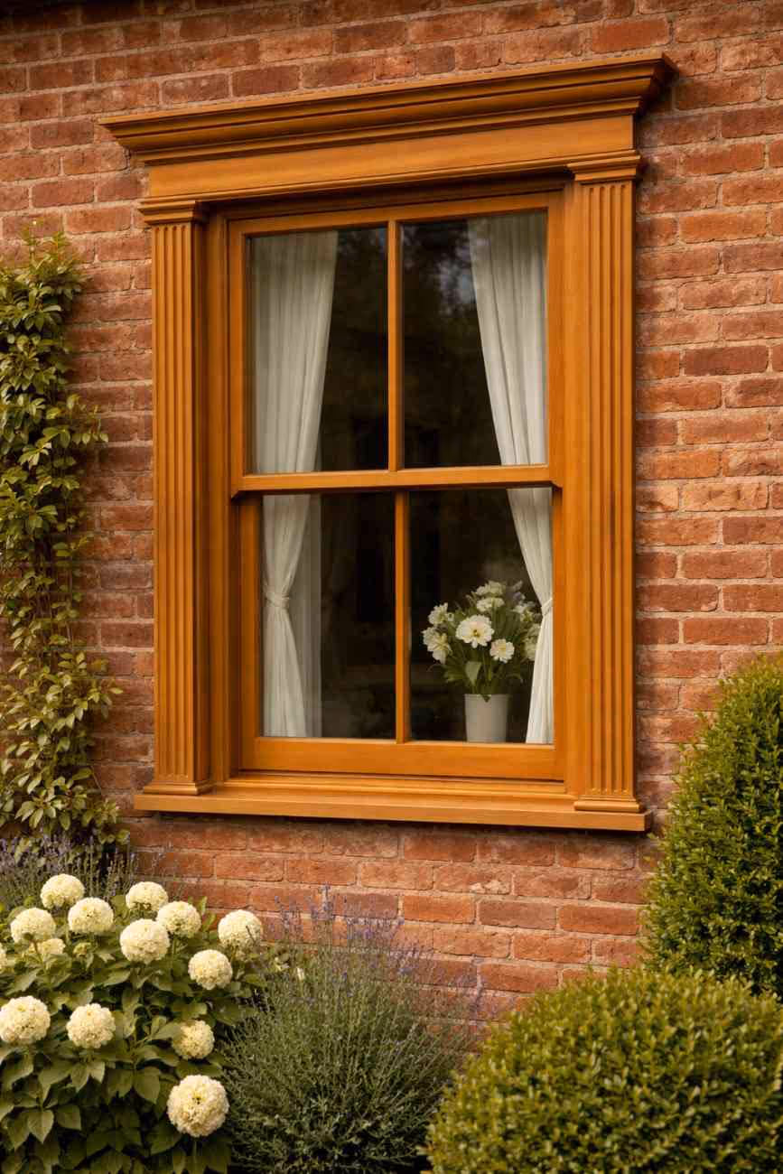 Golden Oak window colour option
