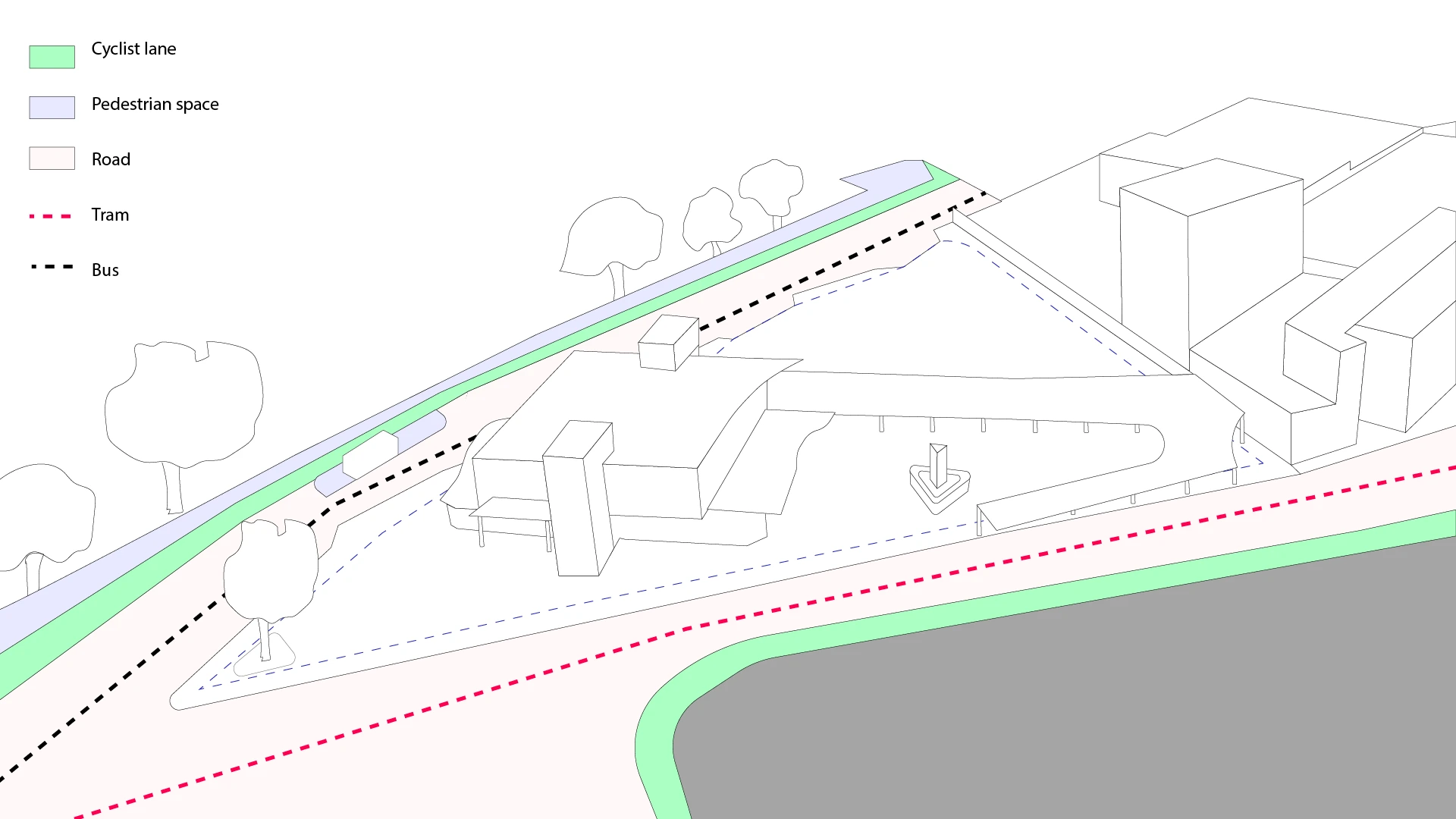 Early station concept design for Govan Interchange